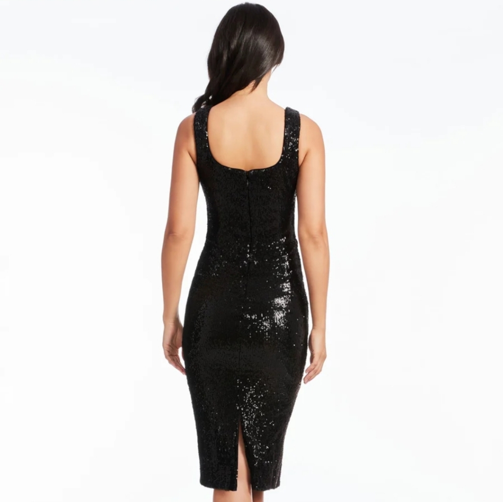 Dress the population sweetheart sequin midi dress - Picture 8 of 12